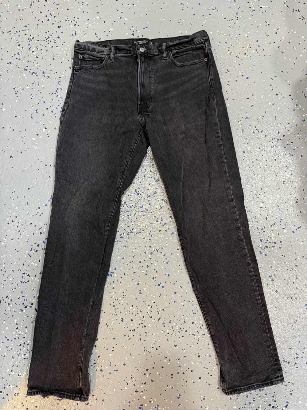 Mens Abercrombie & fitch black jeans 34x34
